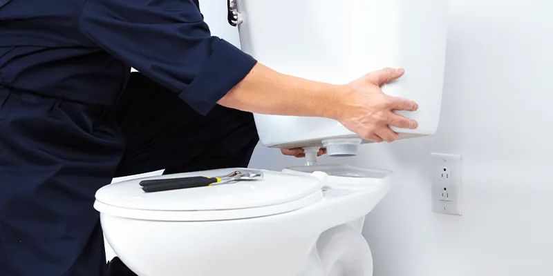 Remplacement de WC à Sannois